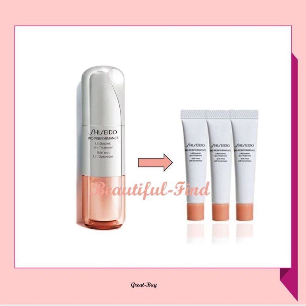 3 X Shiseido Bio-Performance LiftDynamic Eye Treatment 5 ml, Total 15 ml